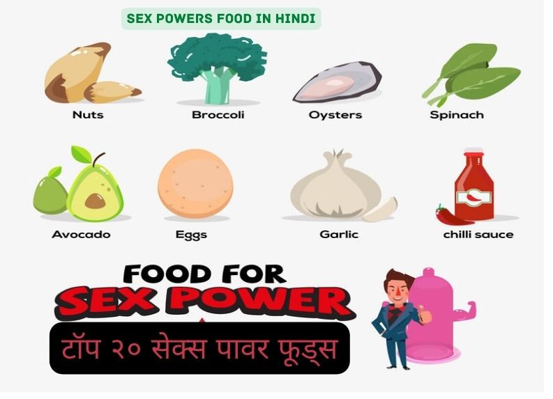 टप २० सकस पवर फडस  20 Sex Power foods in Hindi
