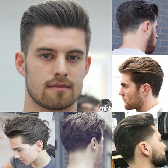 Slicked Back Haircut for men