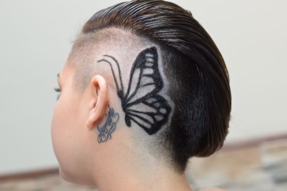 butterfly hair cut men