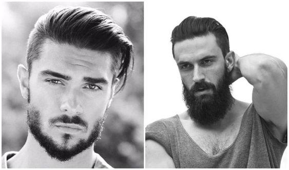 Heart face shape hairstyle for men 