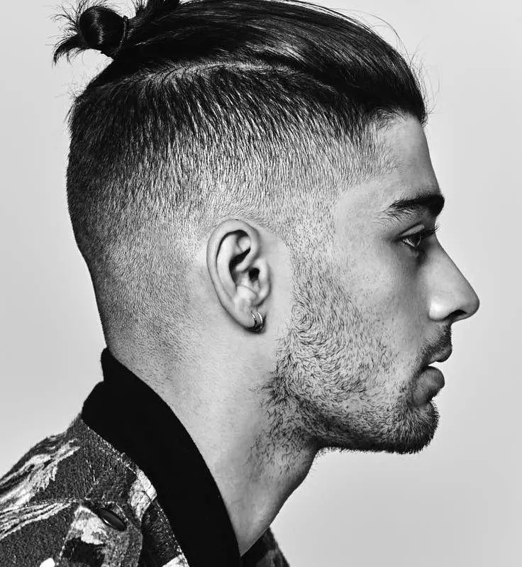 best hairstyle for men top knot